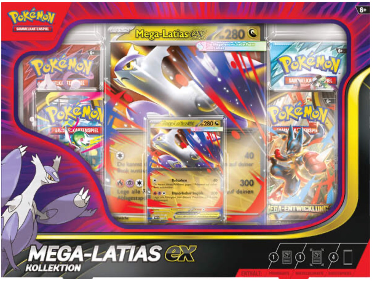 Mega-Latias ex – Mega Entwicklung – Pokémon Deutsch 🇩🇪 CoolUp Cards
